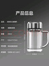 領(lǐng)臣（LINGCHEN）茶杯雙層玻璃水杯大容量泡茶杯子帶把手濾網(wǎng)商務(wù)辦公室行政男士 曬單實拍圖