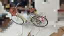 京東京造 CT200城市自行車(chē)單速成人學(xué)生男女士通勤單車(chē)奶油黃 曬單實(shí)拍圖