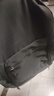 威納登雙肩包男初中高中大學(xué)生休閑百搭書(shū)包女大容量旅行背包電腦包 黑色大號（不帶掛件） 曬單實(shí)拍圖