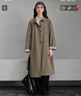自巧[巧裁系列]自巧小個(gè)子寬松韓版風(fēng)衣外套女2025秋幢新款中長(cháng)款大衣 沙礫色 S 3 曬單實(shí)拍圖