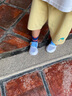 B.Duck小黃鴨童鞋兒童學(xué)步鞋單網(wǎng)鞋男女童寶寶網(wǎng)面透氣運(yùn)動(dòng)鞋3967白藍(lán)26 曬單實(shí)拍圖