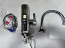 奧克斯（AUX）電熱水龍頭熱水器加熱水龍頭快速熱水變頻恒溫廚房下進水 【變頻恒溫】電鍍銀+漏保插頭+萬向噴頭 曬單實拍圖