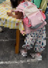 SHUKIKU兒童書(shū)包幼兒園背包防丟失輕便防潑水大容量雙肩包桃子果汁S+碼 曬單實(shí)拍圖