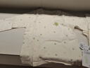 七采雛菊【褲腿可開(kāi)】春秋嬰兒套裝純棉新生兒貼身衣服偏襟寶寶秋衣褲打底 綠色 常規 綠色四葉草-偏扣套裝 90 （23-27斤合適） 曬單實(shí)拍圖