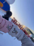 密齡冬季滑雪手套男女款戶外騎行防滑防水防寒觸屏加絨保暖情侶棉手套 米色 【小熊滑雪手套】 均碼 曬單實拍圖