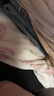 三福女夏季滿(mǎn)印卡通開(kāi)扣睡衣套裝 甜美娃娃領(lǐng)短袖家居服503516 米色兔子 M 曬單實(shí)拍圖