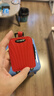 新秀麗（Samsonite）行李箱名牌行李牌趣味旅行箱定制吊牌紅色掛件登機防丟掛牌674 曬單實拍圖