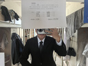 色頓保羅領(lǐng)帶男士正裝商務黑色條紋真絲休閑手打西服襯衫高端品牌禮盒裝 百搭黑-P701 手打款 曬單實拍圖
