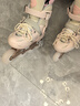 斯威（SWAY）輪滑鞋兒童中小學(xué)男女童體育課專業(yè)溜冰鞋成人直排輪旱冰鞋MAXPRO 粉【賽事頭盔護(hù)具】極光全閃輪 M (適合6-12歲)平時(shí)鞋碼32-36 曬單實(shí)拍圖
