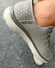 斯凱奇（Skechers）七夕禮物閃穿鞋男鞋夏季健步鞋軟底一腳蹬透氣休閑運(yùn)動(dòng)鞋232457 曬單實(shí)拍圖