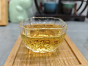 日式水晶玻璃茶杯家用描金品茗杯主人杯泡茶盞單個功夫茶具小茶杯 描金錘紋方形花瓣杯 無規(guī)格 曬單實拍圖
