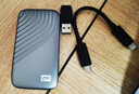 西部數據（WD）4TB NVMe 移動(dòng)固態(tài)硬盤(pán)（PSSD）My Passport隨行SSD type-c接口 1050MB/s 手機直連筆記本兩用外接 曬單實(shí)拍圖