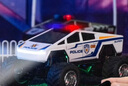 赟婭兒童四驅rc迷你漂移遙控車(chē)桌面小型汽車(chē)口袋賽車(chē)男孩玩具生日禮物 白色大腳特斯拉-帶拖車(chē)-小摩托【雙遙控+3檔變速】 六一兒童節禮物 曬單實(shí)拍圖
