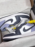 耐克NIKE男子休閑鞋喬丹AJ1 JORDAN1低幫運(yùn)動(dòng)鞋 553558-145紫白42.5 曬單實(shí)拍圖