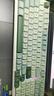 RK ROYAL KLUDGE R98三模機械鍵盤無線藍牙有線電競游戲電腦辦公客制化熱插拔98鍵側刻女生打字煙雨軸V2 空青-煙雨軸V2-三模 曬單實拍圖