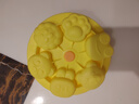 COOKSS寶寶輔食蒸糕模具嬰兒食品級硅膠盒貓爪耐高溫烘焙可蒸煮磨具黃 曬單實(shí)拍圖