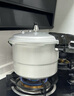 雙喜 高壓鍋鋁合金燃氣電磁爐通用防爆家用壓力鍋22CM/6L【蒸格款】 曬單實拍圖