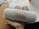 JBL FLIP6 音樂(lè )萬(wàn)花筒六代 便攜藍牙音箱 賽道揚聲器 獨立高音單元 iphone16pro適用 音響  奶油白  曬單實(shí)拍圖