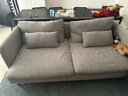 宜家（IKEA）SODERHAMN索德漢簡約布藝沙發(fā)客廳三人沙發(fā) 米黃色褐色維阿普沙發(fā) 曬單實拍圖