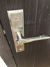 虎頓（HOTUN）木門(mén)鎖室內門(mén)鎖可調節尺寸臥室門(mén)鎖通用門(mén)鎖內門(mén)鎖KTS01-DK 曬單實(shí)拍圖