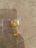 卡鉑亞黃金吊墜女 足金999兩世歡蓮花吊墜黃金項(xiàng)鏈荷花蓮蓬掛墜送女友 3.69克 高4.3cm 寬2.1cm 曬單實(shí)拍圖