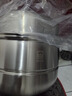 康巴赫304不銹鋼雙層蒸鍋蒸籠復底大湯蒸鍋多功能鍋具28cm燃氣灶通用 曬單實拍圖