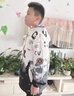 G.DUCKKIDS男童春秋外套2025新款早秋兒童秋裝風(fēng)衣秋款男孩秋季上衣中大童潮 灰色 （山水畫(huà)春秋款） 160 曬單實(shí)拍圖