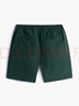 ABERCROMBIE & FITCH男裝25夏季美式復古百搭松緊腰寬松五分褲休閑短褲KI128-5048 橄欖綠 S (175/76A) 曬單實(shí)拍圖