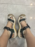 悍途（HUMTTO）夏季沙灘涼鞋洞洞鞋戶外徒步溯溪包頭運動涼鞋女 米色/墨綠 38  曬單實拍圖