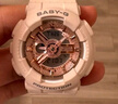 卡西歐（CASIO）手表女士BABY-G運(yùn)動(dòng)學(xué)生電子日韓表送女友禮物BA-110XCP-4A 曬單實(shí)拍圖