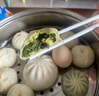 頭廚老面小籠包585g共4包21個早餐半成品（鮮肉粉絲豆腐薺菜梅干菜） 曬單實(shí)拍圖