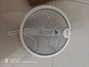 奧克斯（AUX）【新款/0°貼墻】折疊電蚊拍充電式滅蚊拍家用蚊子拍高壓滅蚊神器 曬單實(shí)拍圖