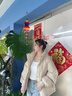 俞兆林oversize面包服短款棉衣羽絨棉服女2025年新款潮秋冬季外套厚棉襖 百搭米白（加厚） M 【建議105-115斤】 曬單實(shí)拍圖