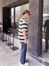 倉石一樹 KAZUKI KURAISHI倉石一樹薄款闊腿傘兵工裝褲寬松復(fù)古休閑速干情侶直筒褲休閑長褲 藏青色 XL 曬單實拍圖