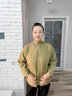 恒源祥媽媽春秋外套洋氣高貴時尚兩件套裝中老年大碼女針織洋氣開衫衣服 焦糖(套裝) M (90-105斤) 曬單實拍圖