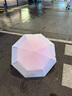 左都（ZUODU）全自動雨傘漸變晴雨兩用女遮陽防曬防紫外線大號折疊太陽傘男雙人 曬單實拍圖