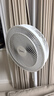 美的（Midea）電風扇 家用七葉立式落地扇宿舍臥室輕音節(jié)能搖頭桌面小風扇大風力空氣循環(huán)風扇 SAF30AC  曬單實拍圖