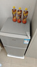 長(cháng)城（GREAT WALL FRIDGE）家用迷你小冰箱小型冷凍冷藏保鮮宿舍出租房辦公室節能省電雙開(kāi)門(mén)電冰箱 銀色108L【一級能效 全國聯(lián)?！?曬單實(shí)拍圖