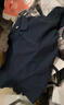 棉致短袖T恤男夏季透氣寬松半袖polo衫翻領(lǐng)上衣男裝 黑色 XL 曬單實(shí)拍圖