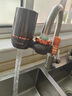 美的（Midea）凈水器水龍頭過(guò)濾器家用自來(lái)水濾水器直飲前置過(guò)濾器廚房衛(wèi)生間通用除水垢除余氯雙出水可清洗濾芯 一機(jī)三芯【兩年免換濾芯】 曬單實(shí)拍圖