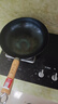 章丘鐵鍋正宗手工鍛打鐵鍋無(wú)涂層物理不粘鍋炒鍋老式家用炒菜鍋廚具輕音 標(biāo)準(zhǔn)版古法烤藍(lán)（已干燒） 32cm 曬單實(shí)拍圖