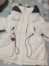 2024新款白鴨絨加肥加大碼羽絨服女200斤胖mm短款派克羽絨服300斤 白色 2XL 140斤-170斤 曬單實(shí)拍圖