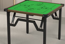 摜圣摜蛋桌折疊摜蛋專用桌麻將慣蛋撲克比賽棋牌桌餐桌高端加厚不擋腿 【鋁合金邊框丨加厚加粗】綠90CM 加厚碳素鋼折疊腿丨摜蛋專用桌 曬單實拍圖