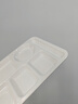 廚萬雅密胺快餐盤圓形六格仿瓷打餐盤商用工廠學校飯?zhí)貌捅P餐具餐盒 曬單實拍圖