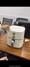 美的（Midea）空氣炸鍋易用旋鈕 家用實(shí)用大容量5.3L 不用翻面 蒸汽嫩烤 輕音烘炸 金屬內(nèi)腔無異味  MF-KZE535J5 曬單實(shí)拍圖