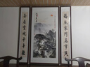 耀世佳畫(huà)農村中堂三星高照掛畫(huà)2025新款客廳裝飾喜慶對聯(lián)字畫(huà)沙發(fā)背景墻壁 JD31014福照家門(mén)萬(wàn)事興 20*80+40*80+20*80 質(zhì)感油畫(huà)布+加厚鋁合金黑框 曬單實(shí)拍圖