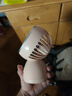 永日（yongri）小風(fēng)扇小型桌面床上用電風(fēng)扇宿舍usb風(fēng)扇辦公室風(fēng)扇靜音充電床頭迷你插電充電臺式風(fēng)扇 粉色【可調角度|三檔風(fēng)力|靜音長(cháng)續航】 曬單實(shí)拍圖