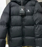 駱駝熾云羽絨服男女冬季連帽防潑防風鴨絨輕暖情侶面包服 黑色 男女同款【火山】7674B XL 曬單實拍圖