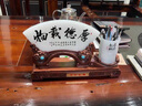 子木雅居新中式辦公室桌面平安扣筆筒擺件老板總經(jīng)理辦公桌送領(lǐng)導商務(wù)禮品 厚德載物【大號】 曬單實(shí)拍圖
