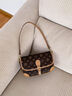 紀詩(shī)哲奢侈品牌包包女包2026新款單肩斜挎包手提包高級感生日情人節禮物 咖啡色【禮盒裝】 曬單實(shí)拍圖